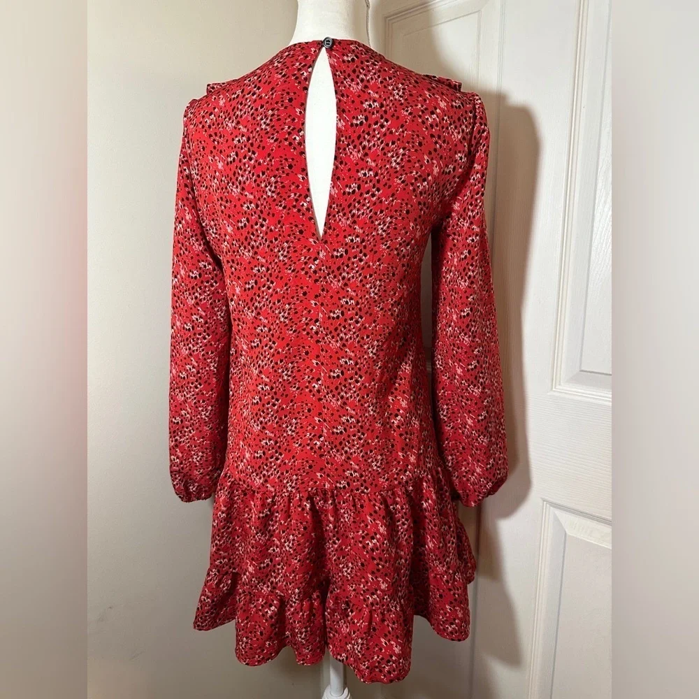 Topshop red dress.